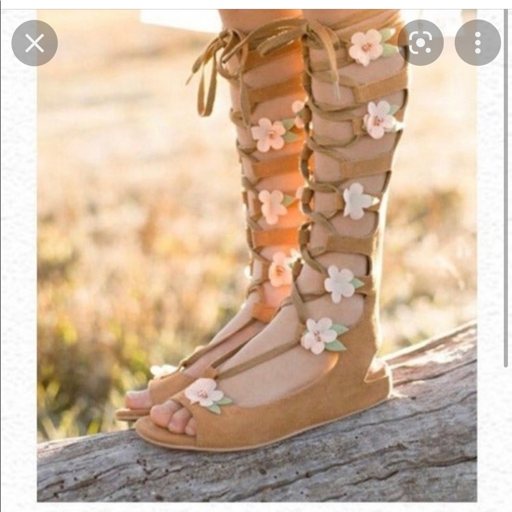 Joyfolie seraphina gladiator sandals toddler size 8 ADORABLE